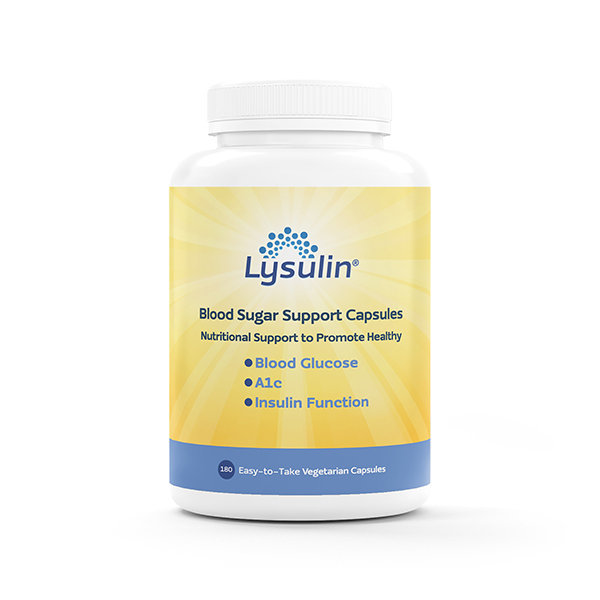 Lysulin supplement for healthy A1c and blood glucose